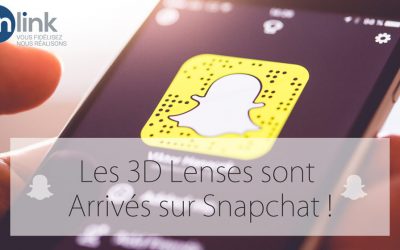 Des effet 3D sur les filtres animés « Lenses » de Snapchat !