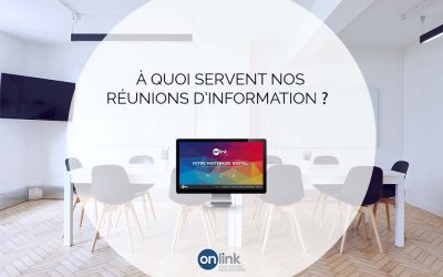 Réunions d&rsquo;information – Onlink